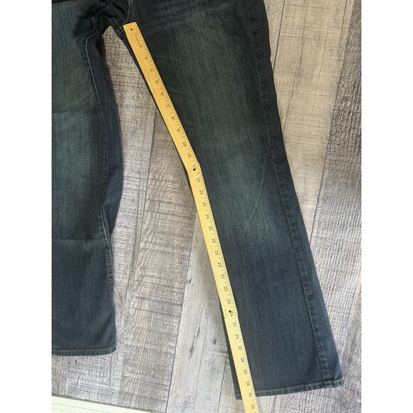 Lucky Brand Womens Zoe Boot Low Rise Jean Pants Flap Pockets Embroidered Size 12 - Picture 10 of 11